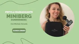PISTOLA MASSAGGIANTE MINIBERG | A cosa serve e come funziona la pistola massaggiante