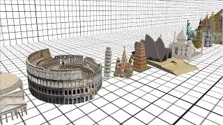 Architecture Size Comparison 3D