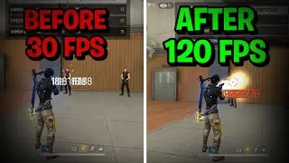 Freefire Low End Device No lag trick 🔥😍 | 120 fps in Low end Device 😮