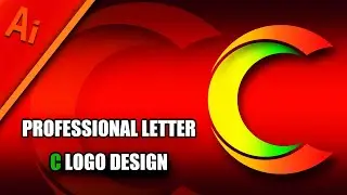 How to Create a Professional Letter C Logo Design Using illustrator (illustrator tutorial)