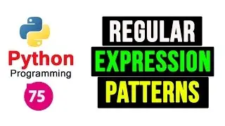 Python Programming Tutorial - Regular Expressions | Patterns