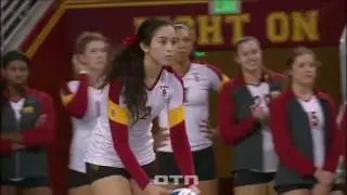 #tb Samantha Bricio (USC) vs BYU 131213