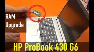 HP ProBook 430 G6 RAM Upgrading to 16GB DDR4 Memory