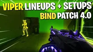 NEW BIND MAP CHANGES! Snake Bite Lineups, Executes, and Setups! (Viper Lineup Guide) - Episode 4