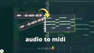 Fl studio melody secret tutorial - How to convert Audio to midi for FREE