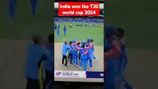 India won the T20 world cup 2024 congratulations #teamindia  #t20worldcup2024  #shorts  #viral