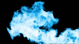 blue Explosion fire effect animation green screen - Download Stock Footage