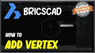 BricsCAD How To Add Vertex Tutorial