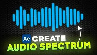 HOW TO CREATE AUDIO SPECTRUM IN AFTER EFFECTS | NYEDITZ