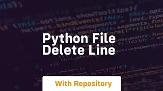 python file delete line