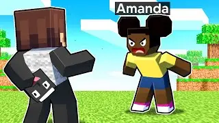 I Went UNDERCOVER In AMANDA THE ADVENTURER In Minecraft!