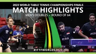 Dyja/Nuytinck vs Assar/Saleh | MD R64 | 2023 ITTF World Table Tennis Championships Finals