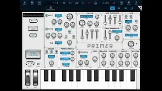 PRIMER AUv3 Synth - 100% FREE - Review & Demo for the iPad