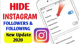 How To Hide Followers From Insta | Hide INSTAGRAM Following List New Amazing Feature