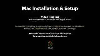 Download, Install and Activate Your Video Plugin on Mac