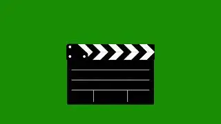 Clapperboard Transition Green Screen(FREE TO USE)