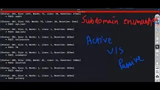 Active Subdomain Enumeration  ! Difference between Passive and Active Enumeration