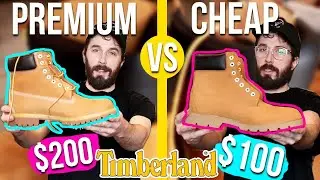 Premium Timbs VS Basic Timberland Boots (CUT IN HALF)