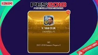 The Evolution Of V. VAN DIJK in Pes || Van Dijk Ratings in Pes From Pes 2018 To Pes 2021