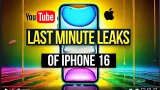 LAST MINUTE LEAKS - Apple iPhone 16 Event