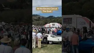 Just a decade ago, the only exciting EV was a Tesla #MontereyCarWeek #TheQuail #EV