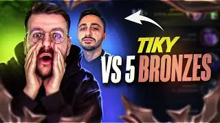 TIKY VS 5 BRONZES ! QUI GAGNE ?! LA GAME EST INCROYABLE !