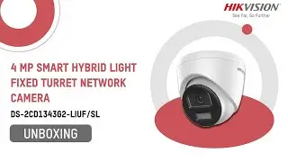 Hikvision 4MP Smart Hybrid Light Fixed Turret Network Camera - DS-2CD1343G2-LIUF/SL