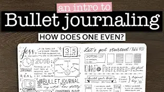 INTRO TO BULLET JOURNALING 💜 How to start a bullet journal | What is a bullet journal?