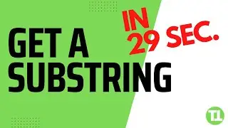 Get a Substring in 28 Seconds Google Sheets Excel 🤯 