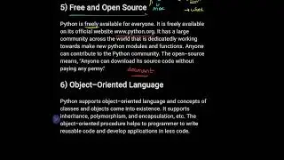 Python Features