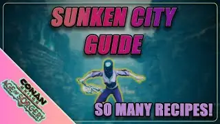 Running the SUNKEN CITY / DAGON Dungeon | Weapons Recipes | Conan Exiles Guide