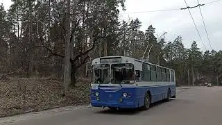 Черкасский Троллейбус: ЗиУ-682В-012 [В0А] №338 благодарю водителю за приветствие 23.03.2024
