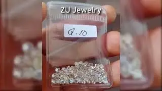 NATURAL BERLIAN PUTIH ASLI EROPA (NATURAL DIAMOND) - ukuran gugur 10 / 0,10 carat - Tabur Eropa