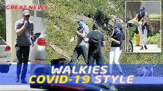 Great news! Markle & Prince Harry hike in LA with their faces covered by bandanas
