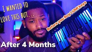 ROLI LUMI KEYS as a Portable Midi Controller? 4 Month Update REAL REVIEW