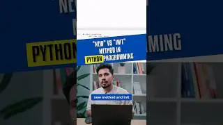 NEW vs INIT in OOPS Python #python #pythonprogramming
