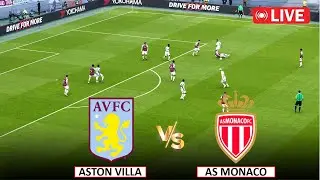 🔴Live : Aston Villa vs AS Monaco I UEFA Champions League I Full Match Live Stream eFootball Pes 21