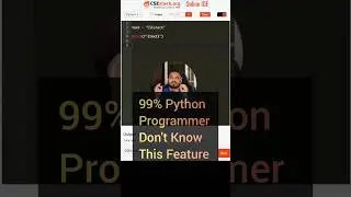 99% #Python Programmers don't know this Feature 😱