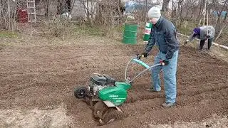 Вот как надо пахать на культиваторе