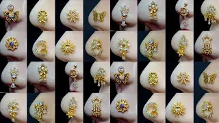 Latest Gold nose Ring Designs || Gold Nose Pin design || Sone ki Nose ring designs 2024