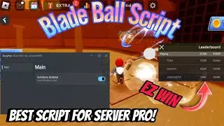 Blade Ball script BEST AUTOPARRY + SPAM WIN EZ | Best Blade Ball Script | Roblox Executor Mobile