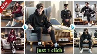 Rich Style Attitude Boy photo editing🔥bing app photo editing | New ai photo editing | bing ai