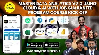 COURSE KICK-OFF | DATA ANALYTICS | DATA ENGINEER | V2.0 | CLOUD | AI | JOB GUARANTEE PROGRAM | LIVE