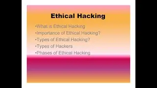 Ethical Hacking | ethical hacker | white hat hacker