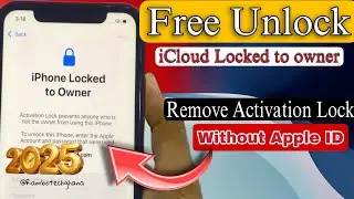 Fixed iPhone Locked To Owner (2025) How to Remove iCloud Activation Lock Without Apple ID Permanent🎉