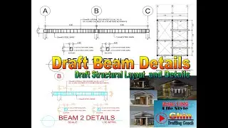 Drawing Exercise 26: How to Draft Structural Beam Details