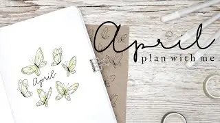 Plan With Me April 2020 | Bullet Journal Monthly Setup