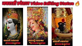 Navratri Special Video Status Editing in VN Editor | Navratri Coming Soon Status Editing#ShivMaker