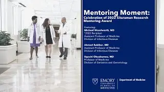 Mentoring Moment: Celebration of the 2022 Sitaraman Research Mentoring Award