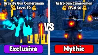 GRAVITY GUN CAMERAMAN vs ASTRO GUN CAMERAMAN 🥰 I OPEN 100 NEW GADGET CRATE 😎 - Toilet Tower Defense